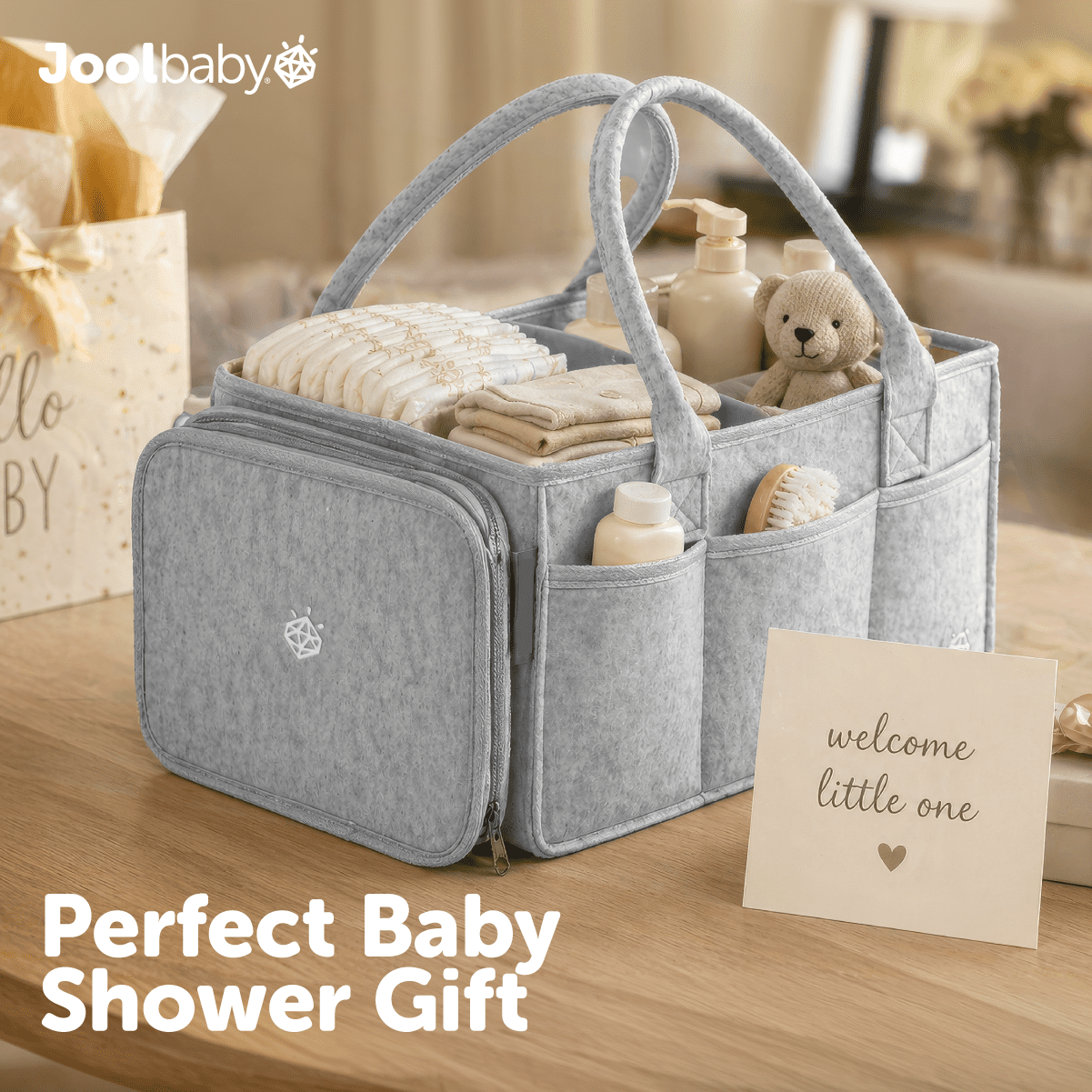 Jool Baby Tag-Along Diaper Caddy Organizer