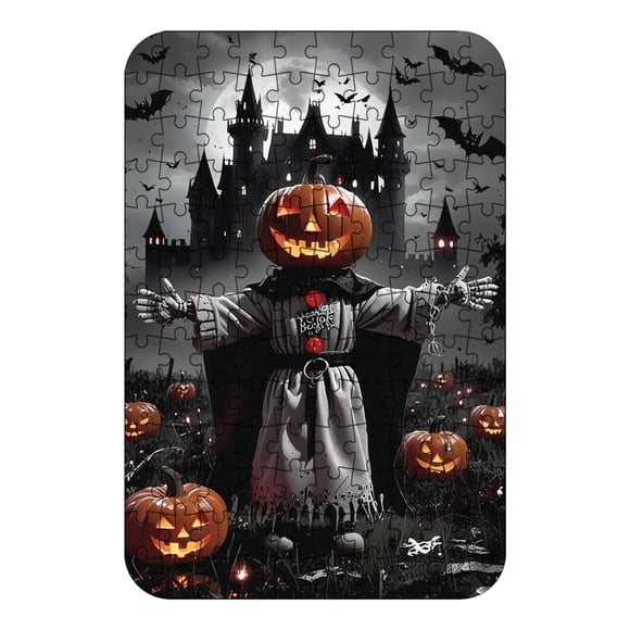 FEIJIBA Casse-Tête d'Halloween pour Adulte Jeu Interactif Stimulant Décoration Maison 130 Pcs