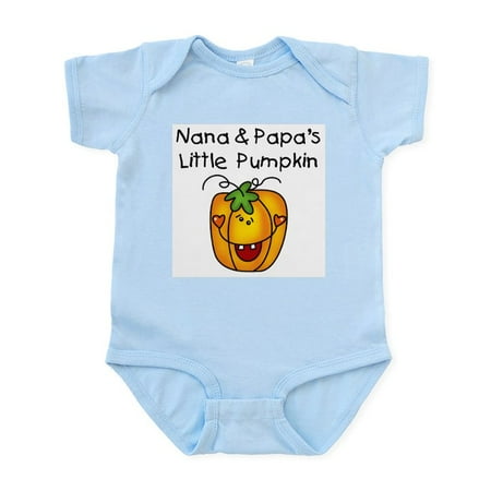 

CafePress - Nana And Papa s Pumpkin Infant Bodysuit - Baby Light Bodysuit Size Newborn - 24 Months