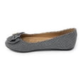 thumbnail image 4 of Victoria K Women's Glen Plaid Matching Bow With Rhinestone Ballerina Flats, 4 of 5