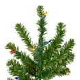 thumbnail image 3 of 6.5' Pre-Lit Canadian Pine Slim Artificial Christmas Wall Tree Multi, 3 of 7