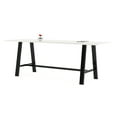 thumbnail image 2 of KFI Studios Midtown 10' x 3' Bar Table, Fashion Grey, 2 of 2
