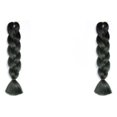 thumbnail image 1 of Vogacara Extensiones de cabello trenzado Rock Singer S Choice para aspecto vanguardista, cabello trenzado sintético, cabello trenzado Jumbo B14 B14 2Conjunto, 1 of 6