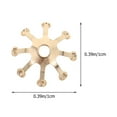 thumbnail image 3 of 50pcs DIY Flower Bud Headdress Accessory Copper Hair Decor Hairpin Accessory, 3 of 10