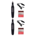 thumbnail image 1 of QualitChoice Electric Nail Lime Drill Lime Acrylique Manucure Bit Portable Machine Set Noir 2Set, 1 of 6
