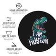 thumbnail image 4 of Disketp Hungry Tyrannosaurus Funny Coasters,6 Pcs Leather Coasters With Holder, Perfect Housewarming Hostess Gifts,Protect Furniture From Water Marks Scratch And Damage, 4 of 9