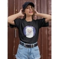 thumbnail image 2 of Llama Bubblegum T-Shirt Women -Smartprints Designs, Female x-Large, 2 of 4