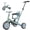 Green, variant on newyoo Toddler Tricycle with Push Handle for 1-3 Year Old, Toddler Bike, Birthday Gift and Toy for Boys and Girls, 5 in 1 Kids Trike, Balance Bike with Backrest and Safety Belt, Khaki, TR007