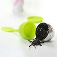 thumbnail image 1 of Juego de 2 infusores/filtros difusores de té verde/filtro de té, forma de té, silicona de grado alimenticio e infusor de acero inoxidable de alta calidad, 1 of 4