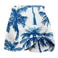 thumbnail image 2 of Women's Hawaii Skorts Tropical Print Lightweight Tummy Control Plus Size High Waist Athletic Sports Skirt Inner Shorts, 2 of 5