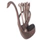 thumbnail image 1 of Cubiertos De Cuchara, Juego De Postre De Cuchara De Acero Inoxidable Seguro, Para Café, Fruta, Hotel, Hogar Cergrey Bronce rojo, 1 of 8