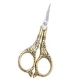 thumbnail image 1 of yuksok Stainless Steel European Scissors Sewing Scissors Embroidery Scissors Tailor Golden, 1 of 9