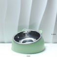 thumbnail image 1 of Bol pour Chat en Acier Inoxydable Net Celebrant Bol pour Chien Bol Double Protection de la Colonne Cervicale Bol pour Chat Bassin Alimentaire Explosif Oblique Fournitures pour Chat, 1 of 7
