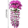 thumbnail image 6 of Vivid Artificial Hanging Orchid Bunch, 2 Pack Artificial Long Hanging Bush Flowers Strings, Fake Silk Orchid Bunch for Holiday Wedding Home Party Decor, 6 of 11