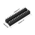 thumbnail image 2 of Unique Bargains 10pcs 7.62mm Row Pitch 2 Row 28 Round Pins Soldering DIP IC Chip Socket Adaptor, 2 of 3