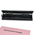 thumbnail image 1 of GTB Adjustable 6-hole Punch With Positioning Mark, Daily Paper Puncher For A5 Size Six Ring Binder Planners - Refill Pages, 1 of 4
