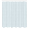 thumbnail image 3 of Ambesonne Jasmine Shower Curtain, Vintage Nostalgic Grid Art, 69"Wx84"L, White Blue Grey, 3 of 5