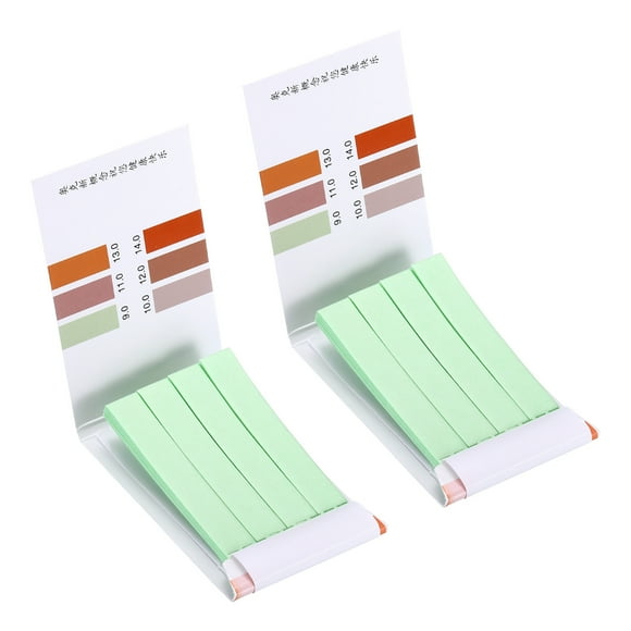 Unique Bargains pH9 to pH14 Test Strips 80 Litmus Indicator Paper Alkaline Acid Testing, 2 Pack