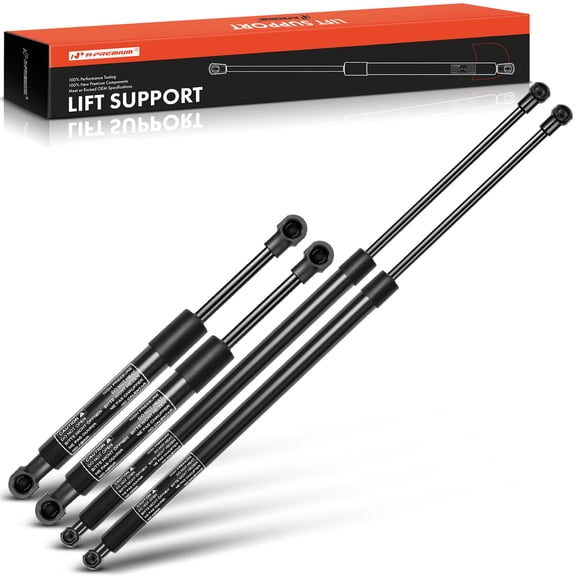 A-Premium Hood and Tailgate Rear Hatch Lift Supports Shock Struts Replacement for BMW E83 X3 2004-2010 4-PC Set