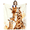 Giraffe, variant on Warm Giraffe Blanket Gifts for Women Men Adults Grandma,Soft Lightweight Giraffes Throw Blankets for Travel Home Couch Decor 50X40 Inch