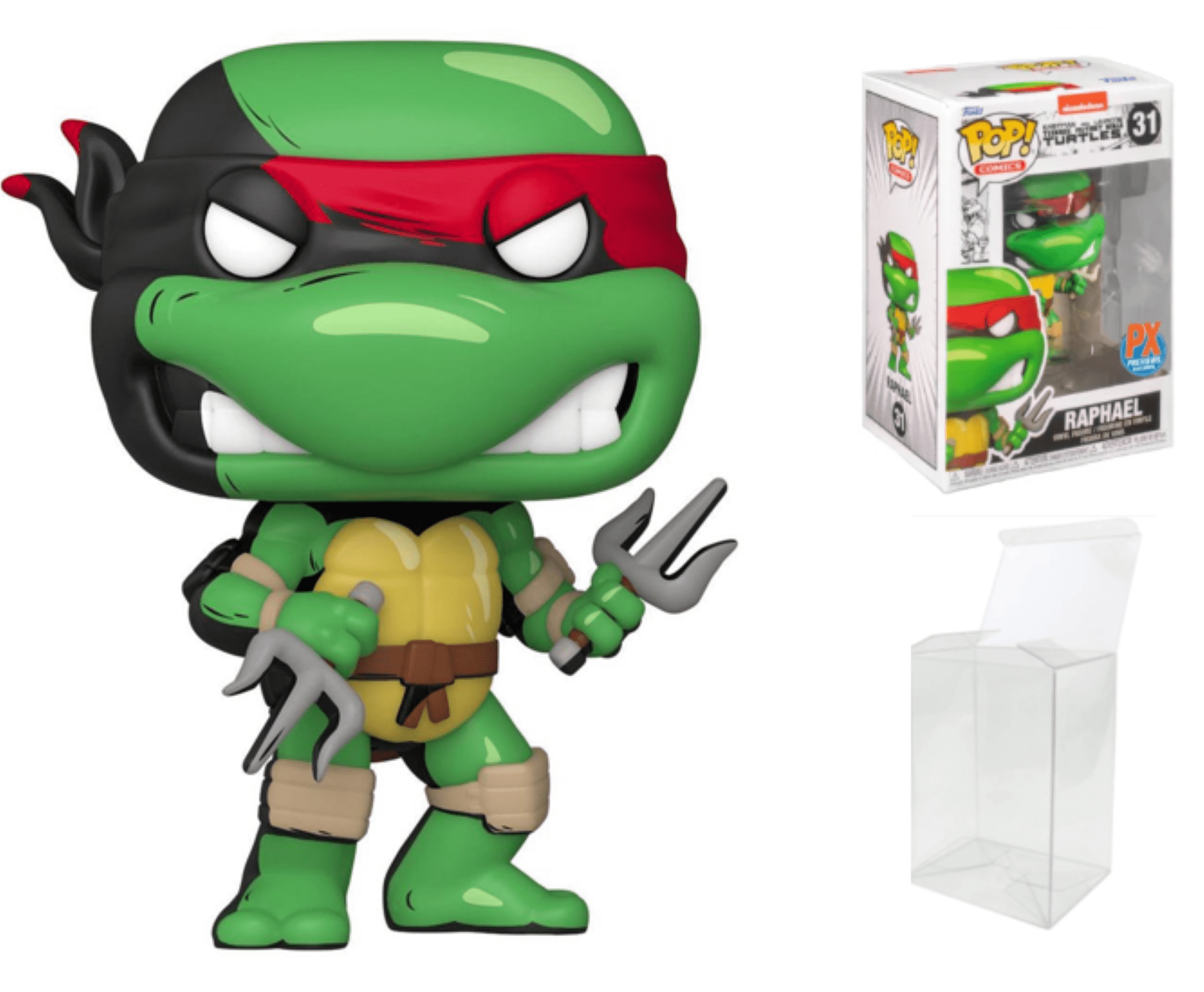 Funko Pop! Tartarugas Ninja Teenage Mutant Ninja Turtles Raphael 31 - Moça  do Pop - Funko Pop é aqui!