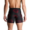 thumbnail image 2 of Men's Under Armour 6-in. Performance Tech Mesh Graphic Boxer Brief Color: Black White Size: M, 2 of 4