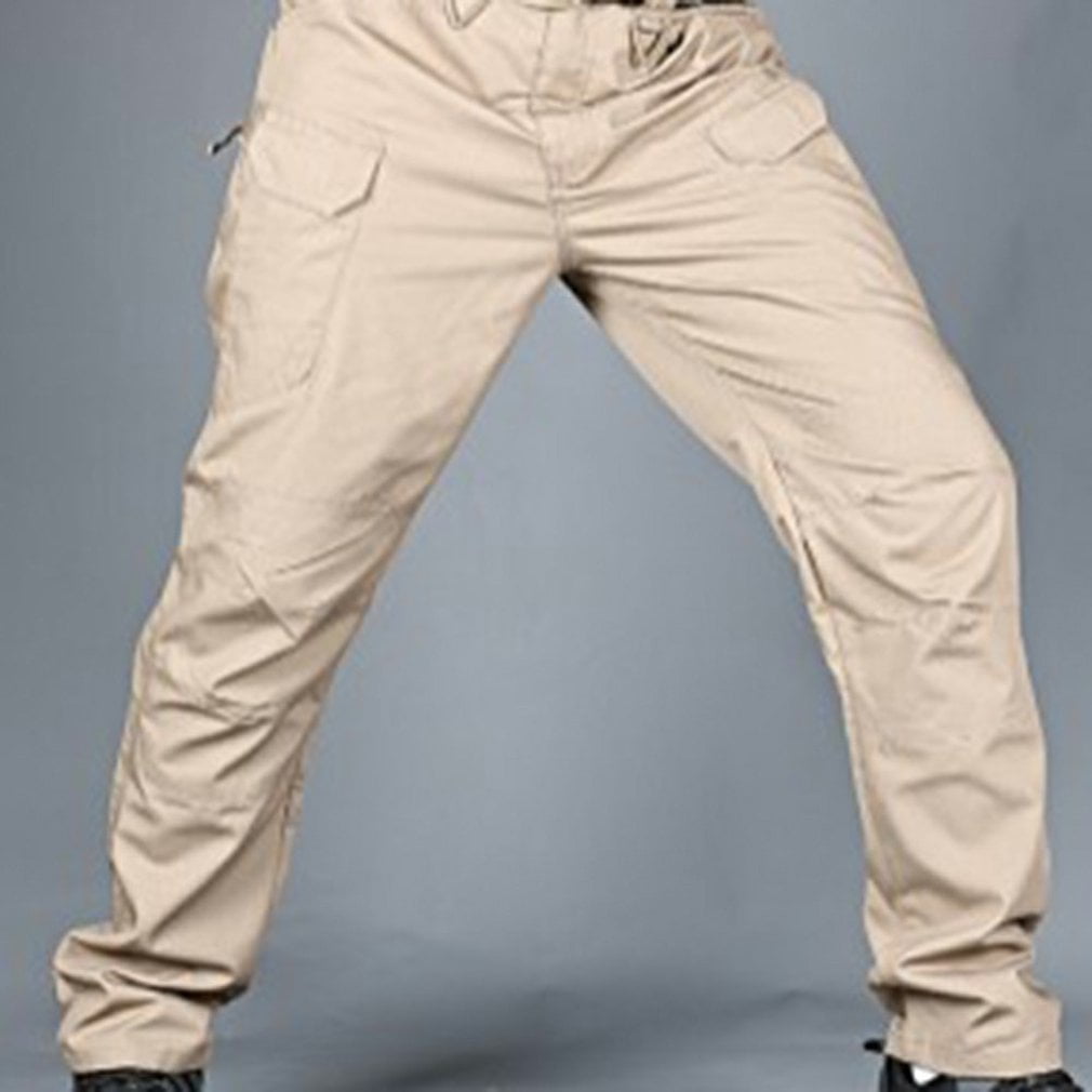 Men Outdoor Hiking Multi-pockets Solid Quick Dry Tactical Pants Clothes HOT Sal