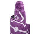 thumbnail image 6 of Unique Loom Moroccan Trellis Collection Area Rug - Mamounia (6' 1" Square Violet/Ivory), 6 of 10