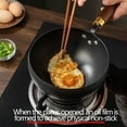 thumbnail image 2 of Usceshonn Iron Pot, Uncoated Thick Iron Pot, Hand-Forged Non-Stick Pan, With Lid And Spatula, Easy To Clean for Baking, Cooking, Stewing, 2 of 7