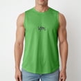 thumbnail image 2 of UAYOTSE Men Summer Sleeveless Tee Breathable Relaxed Fit Casual Tops for Beach Vacation Party,Sizes M, 2 of 9