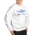 thumbnail image 4 of CafePress - I Love Sharks Sweatshirt - Crew Neck Sweatshirt, 4 of 5
