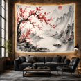 thumbnail image 6 of Traditional East with Asian Wash Muted, Serene Japanese Inspired for Japanese Art Lovers, Wall Decor, Thanksgiving Hostess Gift, Tapestry Wall Hanging for Dorm and Living Room, 6 of 7