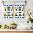thumbnail image 3 of Yellow Truck Kitchen Towels Set of 4, Stars Navy Blue Checkered Modern Art Absorbent Dish Towels for Kitchen, Microfiber Hand Towel, Quick Drying Tea Towel for Cleaning Decorative Dishcloths, 3 of 7