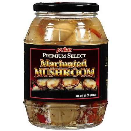 Trumpet Mushrooms - (6 Pack) Polar Premium Sele ct Marinated Mushrooms, 35 oz