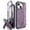 Purple, variant on CaseBorne ArmadilloTek V Case for [iPhone 13] with Built-in Screen Protector & Kickstand Full-Body Multi-Layer Rugged - Orange