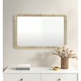 thumbnail image 6 of INK+IVY Nova 26x39" Natural Rattan Rectangle Wall Mirror in Natural, 6 of 6