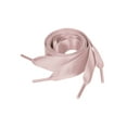 thumbnail image 1 of Lacets de Chaussures Extra Larges pour Femmes, Lacets Plats en Ruban Satiné pour Espadrilles, 2 Paires, Gris Rosé Pâle, 150 Cm/59,1 Pouces, 1 of 4