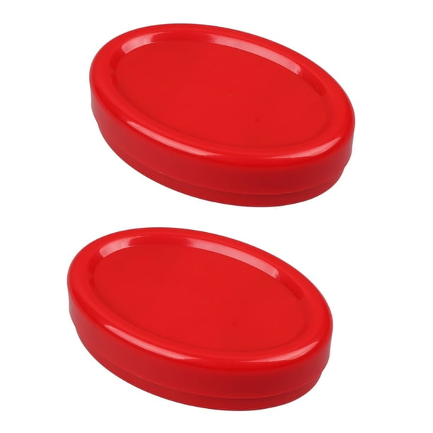 EeaseMX Caja de almacenamiento de clips magnéticos, 2 unidades, organizador de escritorio, dispensador para oficina y escuela (rojo)