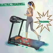 Electric treadmill1000W Folding Treadmill Electric Motorized Power Running Jogging Machine with LED display screen