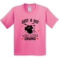 thumbnail image 3 of Inktastic Future Drummer Kid Loves Drums Youth T-Shirt, 3 of 5