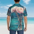 thumbnail image 6 of Disketp Hawaiian Shirts For Men,Flowers In Glass Vase Print Mens Casual Short Sleeve Button Down Shirts Beach Shirt, 6 of 8