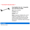 thumbnail image 2 of Front Stabilizer Bar Link - Compatible with 1983 Mercury Zephyr, 2 of 2