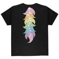 thumbnail image 2 of Halloween Women's Juniors My Favorite Colors are Black Short Sleeve Graphic Tee, 2 of 2