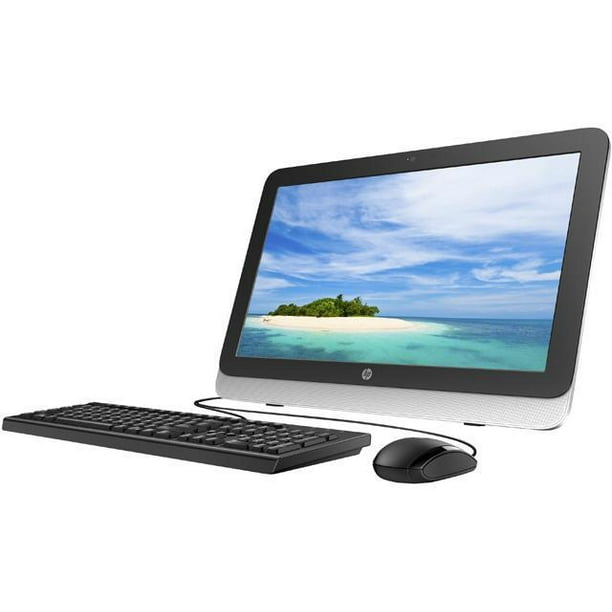 Hp All In One Pc 22 3110 E Series E1 6015 1 40 Ghz 4 Gb Ddr3l 500gb Hdd 21 5 Windows 10 Home 64 Bit Refurbished Walmart Com Walmart Com