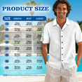 thumbnail image 6 of Yuyamidu His and Hers Matching Outfits Palm Tree Shirt Men Button Down Shirts Womens Hawaiian Dresses Men's Short Sleeve Shirt Summer Dresses for Women 2026 Maxi Loose Crew Neck Dress Men's 5XL, 6 of 7