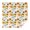 White Butterfly Sunflower, variant on White Sunflower Seed Leaf Pattern Square Tablecloth,Waterproof Square Table Cover,Wipeable Spillproof Washable Table Cover for Home Kitchen Party Decor 42"X42"(107x107cm)