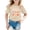 Beige, variant on HIPYLO Tops White Kids Tshirt Cute Shirts Cherry Shirt Toddler T Shirts Girls Size 6 Clothes for Toddler Girls 5 Girls Clothes