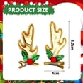 thumbnail image 2 of Horquilla navideña Astas tridimensionales brillantes Pasador navideño para niños Zhivalor BST3141244-2, 2 of 5