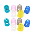 thumbnail image 1 of 25Pcs Durable Guitar Fingertip Protectors Silicone Finger Guards for Ukulele Beginner(Mixed), 1 of 9