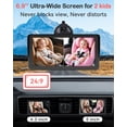 thumbnail image 2 of Cámara para Auto de Bebé Wkzay Doble 1080P HD de 6.9 pulgadas para 2 Niños, 2 of 9